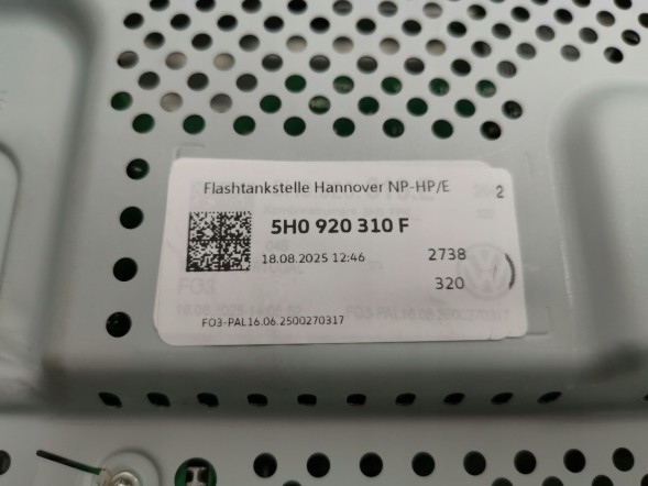 Volkswagen OE 5H0920310F, DWP536006OE Лічильник панель приладів VW Caddy V Golf VIII Transporter T7 5H0920310F OE
