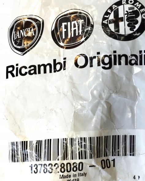 Fiat OE 1378328080 Шнур системи гідропідсилювача керма fiat ducato 2.3d 06.11-