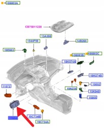 Ford OE AV6T-13A024-AB AV6T-13A024-AC ПЕРЕМИКАЧ ФАР FORD KUGA C-MAX 2010- OEM/OE 1748699 _ AV6T-13A024-AB