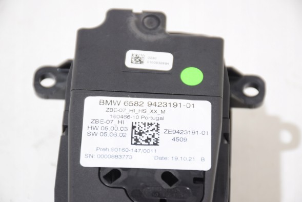 BMW OE 9423191 BMW BMW G20 G21 Ручка Контролер навігації Idrive I-Drive Touch / MANUAL