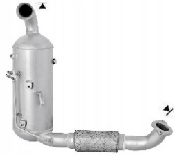 Китай 699-6753 Сажовий фільтр DPF VOLVO S80 1.6TD D2 114 HP | 2011-2016 роки