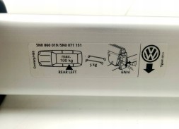 Volkswagen OE ОРИГІНАЛЬНІ РЕЛІНГОВІ РЕЛІНГИ ПОКРІВЕЛЬНІ VW TIGUAN II 5NA 5N0071151