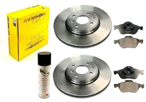 ATM Mikoda ALL8878A Диски колодки RENAULT MEGANE II SCENIC II 2003-2009 ПЕРЕДНІ 280mm Ate система