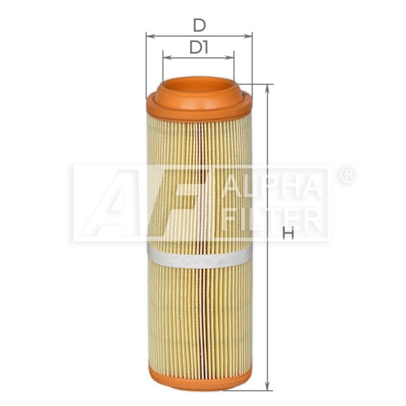 AF0221 ALPHA FILTER Фільтр забору повітря