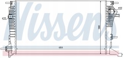 Nissens 637607 Nissens 637607 охолоджувач рідини