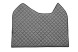 V-maxzone Part VIC-128021 Килимки підлоги ЕКО-Шкіра стьобані (3 шт.) Сірий для сидіння пасажира