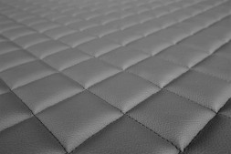 V-maxzone Part VIC-128021 Килимки підлоги ЕКО-Шкіра стьобані (3 шт.) Сірий для сидіння пасажира