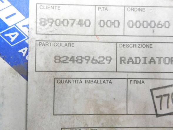 Fiat OE 82489629 Масляний радіатор lancia kappa diesel 94-01 82489629