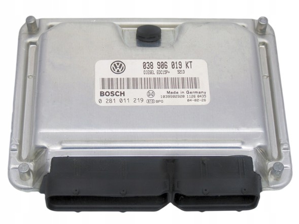 OE 038 906 019 KT 0 281 011 219 КОМП'ЮТЕР (БЛОК УПРАВЛІННЯ ДВИГУНОМ) SEAT SKODA 1.9 TDI 038906019KT 0281011219