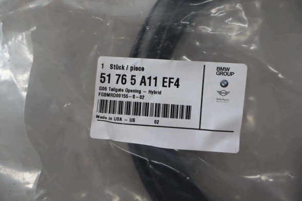 BMW OE 5A11EF4-a24a22-e2e5bf-e4a3f2 Ущільнювач кришки багажника BMW X6 G06 5A11EF4