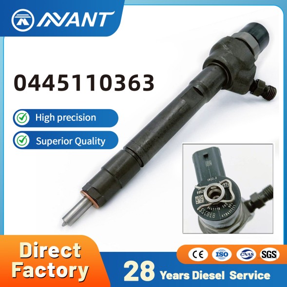 NANT High Quality Diesel Fuel Injector Engine Assembly Injection Valves with Strict Pre-Shipment Testing 0445110363