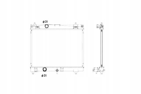 NRF NRF53533(iMOTO) Охолоджувач toyota yaris 1,0 1,3 06- nrf + набір водія #37