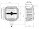 Kamar L3437 Світлодіодна дорожня фара + поворотник + абажур з підігрівом 12V 24V IP67