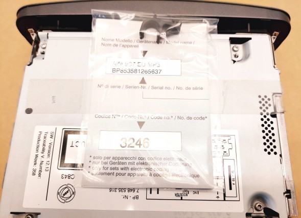 Blaupunkt ОРИГІНАЛЬНА LANCIA FIAT ALFA ROMEO/ BLAUPUNKT RADIO MP3 7648535316 0156087714