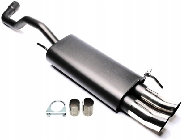 TA-Technix EVOP4ED76_1 Спортивний глушник вихлопу 2x76мм DTM TA TECHNIX EVOP4E276 для VW POLO III (6N1)