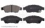 ADK84231 BLUE PRINT Комплект гальмівних колодок з 4 шт дисків