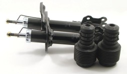 GT-Parts 052217L,052217R,4001629 Амортизатори х2 ПЕРЕДНІ + бампери + чехли NISSAN ALMERA N16