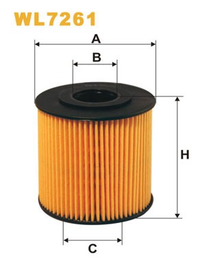 WL7261 WIX FILTERS Фільтр оливи