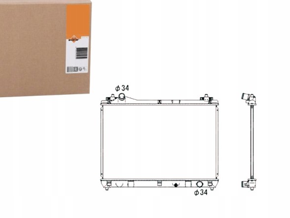 NRF NRF53703(iMOTO) Охолоджувач двигуна suzuki grand vitara ii 1.6 04.0 + набір водія #37