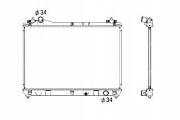 NRF NRF53703(iMOTO) Охолоджувач двигуна suzuki grand vitara ii 1.6 04.0 + набір водія #37
