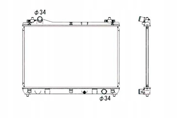 NRF NRF53703(iMOTO) Охолоджувач двигуна suzuki grand vitara ii 1.6 04.0 + набір водія #37