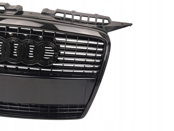 PA 8P4807651 T94 РЕШІТКА-ОБМАНКА GRILL AUDI A3 8P LIFT 2004-2008 років, ПОВНІСТЮ ЧОРНИЙ ГЛЯНЕЦЬ BLACK EDITION