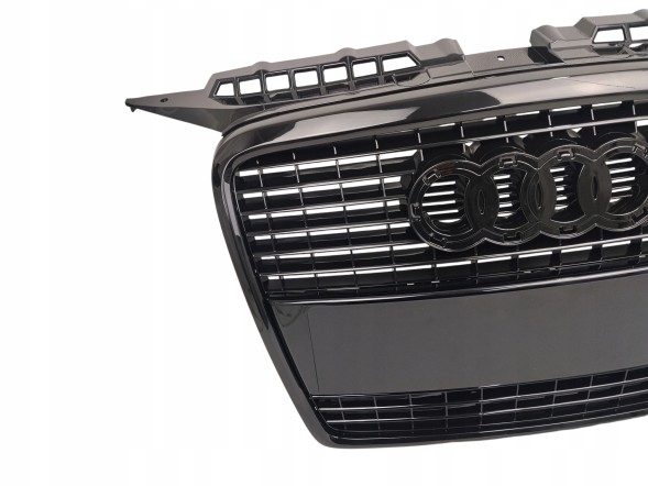 PA 8P4807651 T94 РЕШІТКА-ОБМАНКА GRILL AUDI A3 8P LIFT 2004-2008 років, ПОВНІСТЮ ЧОРНИЙ ГЛЯНЕЦЬ BLACK EDITION