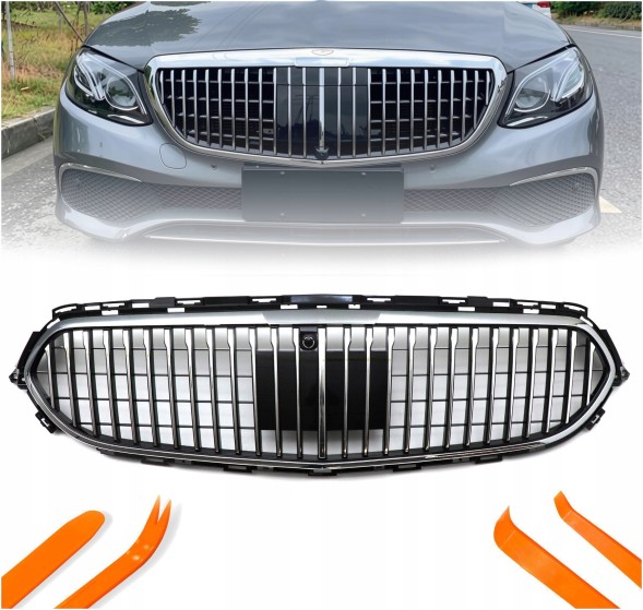 TOPGER KRG-ME-243 X РЕШІТКА РАДІАТОРА MERCEDES S-KLASA W213 MAYBACH ЧОРНИЙ ГЛЯНЕЦЬ 2020-