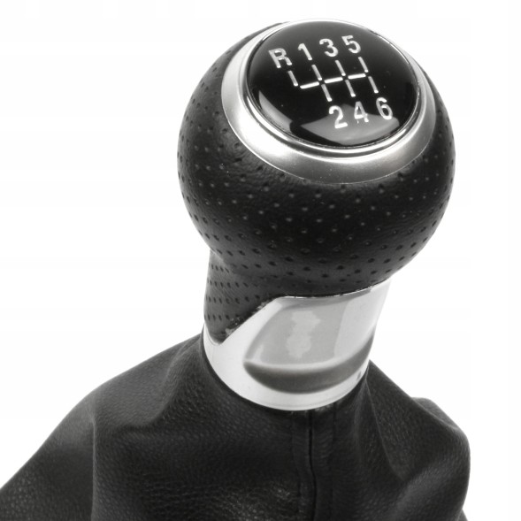 ME Premium ME-008300 РУЧКА ПЕРЕКЛЮЧЕННЯ ПЕРЕДАЧ СИЛЬФОН ШКІРА AUDI A4 B8 A5 Q5