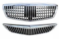 Pulse MB-W221066 Решітка радіатора Mercedes W221 S-Class 05-09 Стиль MAYBACH Хром