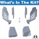 Китай 3293 Jeep Wrangler JK JKU MEtalcloak передні внутрішні колісні арки