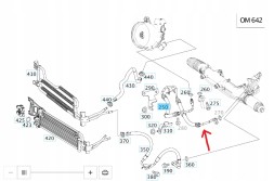 Mercedes-Benz OE A2044604724 Шнур системи гідропідсилювача w204 c207 w212 mercedes оригінал a2044604724