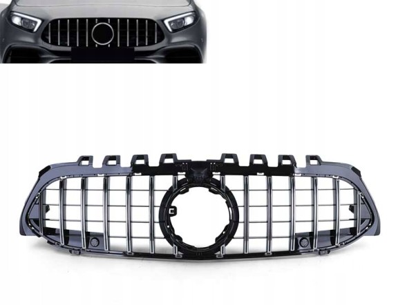 Китай GRILLA009 РЕШІТКА MERCEDES A КЛАС W177 V177 PANAMERICANA AMG 18-23 ХРОМ