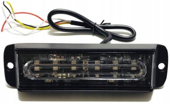 CHINA AT-894 Комплект 4x попереджувальна лампа 6 led спалах стробоскоп синій 12v 24v