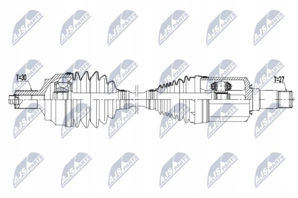 NTY NPW-ME-104 Nty npw-me-104 карданний вал