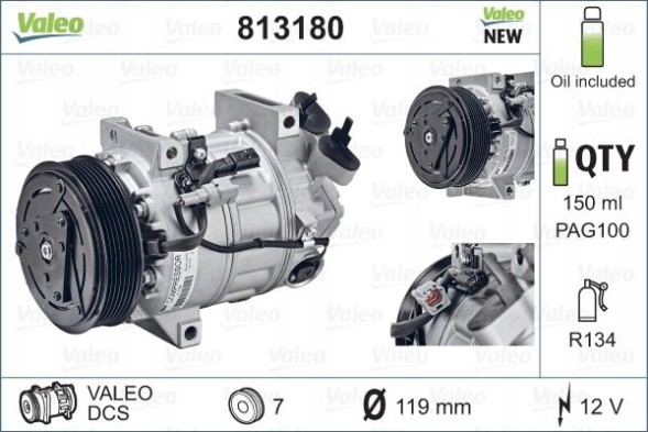 Valeo 813180 V0216832_i компресор кондиціонера