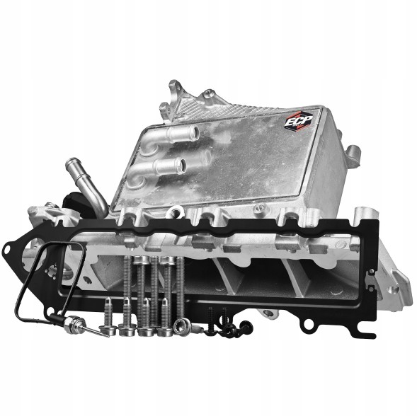 ECP MOBILITY 04L129766AQ-ECP 04L129766AQ 04L129717B ІНТЕРКУЛЕР КОЛЕКТОР SKODA OCTAVIA RAPID SUPERB YETI + БОЛТИ УЩІЛЬНЮВАЧ EGR