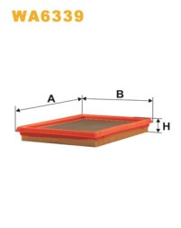 WA6339 WIX FILTERS Фільтр повітряний