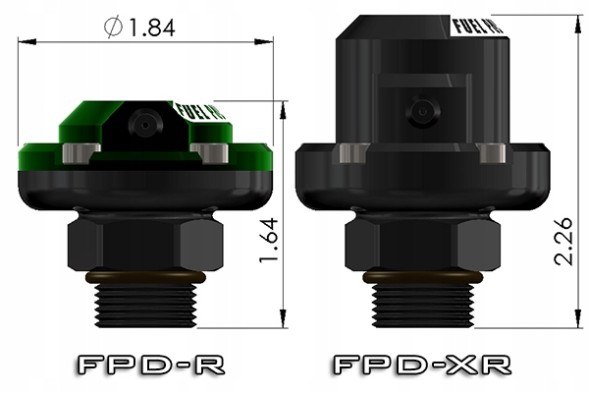Китай USA-RAD-20-0178 Імпульсний паливний глушник FPD-R 3/8NPT прямої установки Radium Eng.