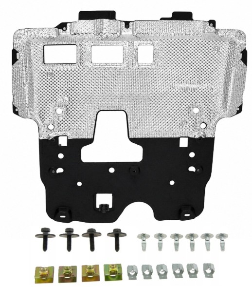 PC 83292883F333+S1\2 ЗАХИСТ ПІД ДВИГУН КОРОБКИ ПЕРЕДАЧ АЛЮМІНІЄВИЙ PEUGEOT 208 II 11.2019- HDPE КЛІПСИ