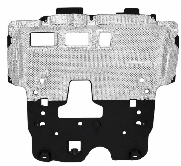 PC 83292883F333+S1\2 ЗАХИСТ ПІД ДВИГУН КОРОБКИ ПЕРЕДАЧ АЛЮМІНІЄВИЙ PEUGEOT 208 II 11.2019- HDPE КЛІПСИ