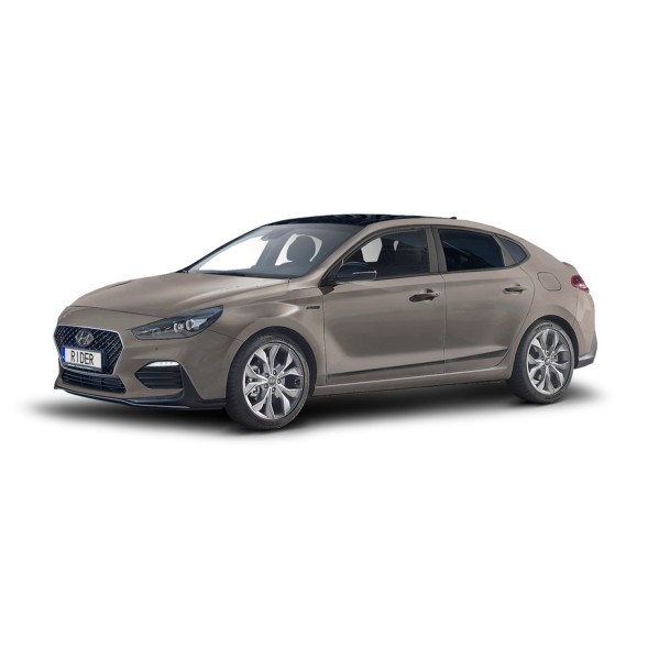 RIDER RD-F-54-2 Бічні молдинги дверей Накладки на кузов для HYUNDAI I30 2018-