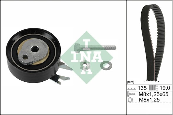 530 0166 10 INA Ремонтний комплект для заміни паса газорозподільчого механізму