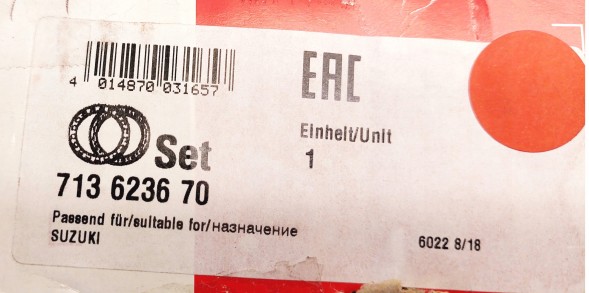 Schaeffler FAG 713 6236 70 Підшипник ступиці schaeffler/ fag 713623670 suzuki grand vitara i