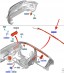 Ford OE 2302275 ШТОРА AIRBAG ПРАВА СТОРОНА FORD FOCUS MK4 2018- 2474204 _ JX7B-A042D94-BG
