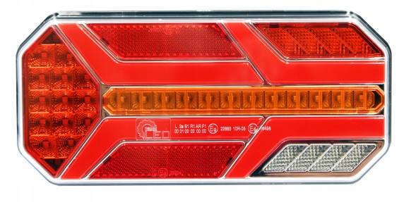 CHINA AT-783 Світильники 2x світлодіодна лампа динамічний напрямок 7 fun комплект neon bus tir 12/24v