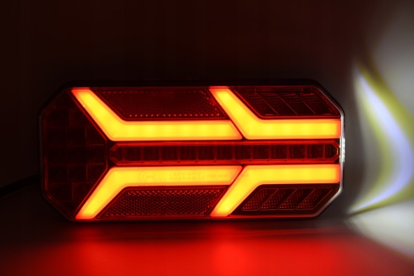 CHINA AT-783 Світильники 2x світлодіодна лампа динамічний напрямок 7 fun комплект neon bus tir 12/24v