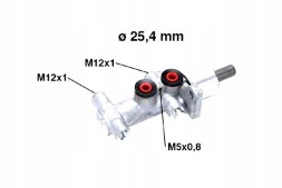 Metelli MET05-0767/RS8 Гальмівний насос RENAULT. TRAFFIC II 01- DOBLO 10-