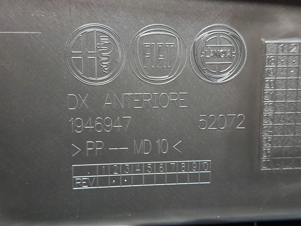 Alfa Romeo OE 156156913 ОББИВКА БОКОВИНИ ДВЕРЕЙ CARBON ПЕРЕДНЯ ПРАВА ALFA ROMEO GIULIETTA 10- CARBON