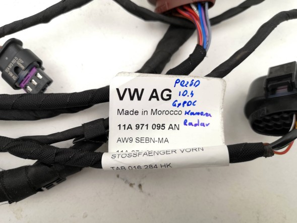 Volkswagen OE 11A971095AN, DWP450245OE Джгут проводів переднього бампера VW ID.4 11A971095AN